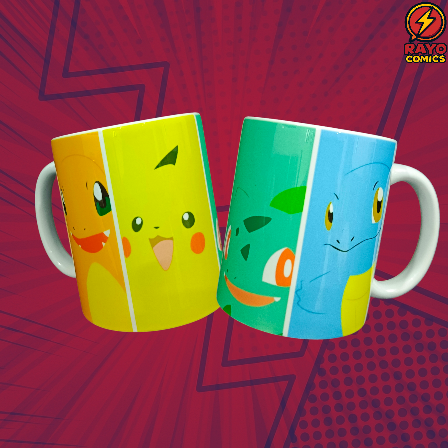 Mug Pokémon iniciales