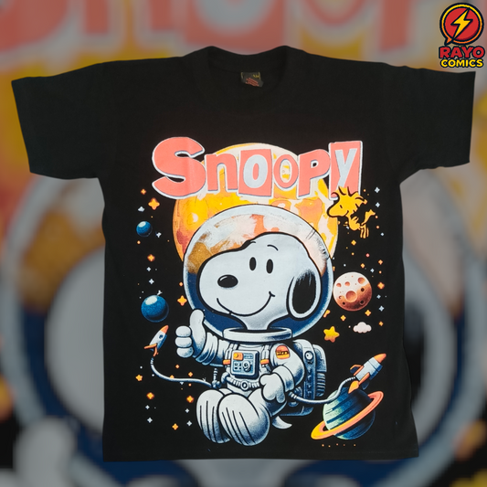 Camiseta Snoopy astronauta