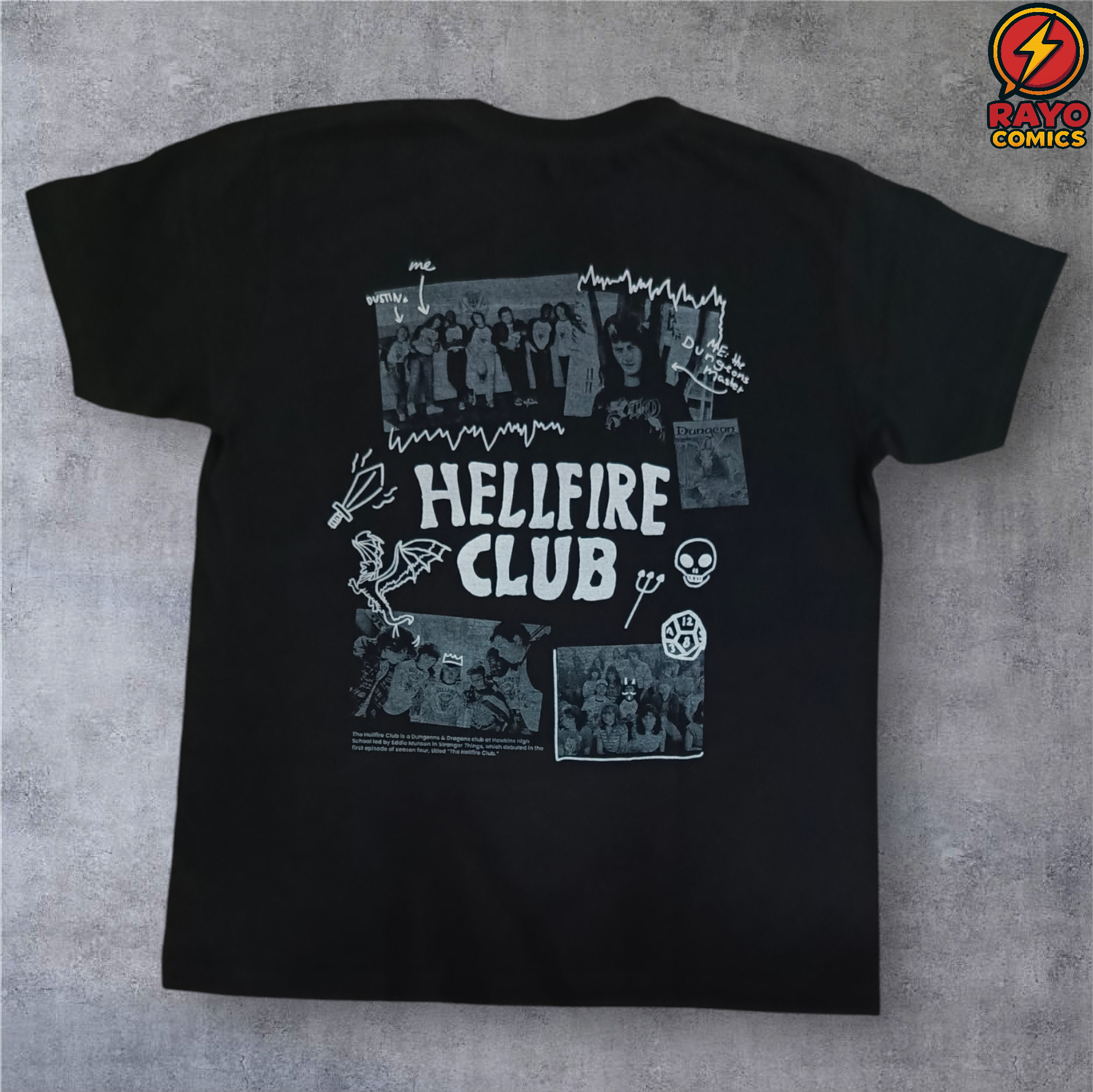Camiseta Hell Fire de Stranger Things