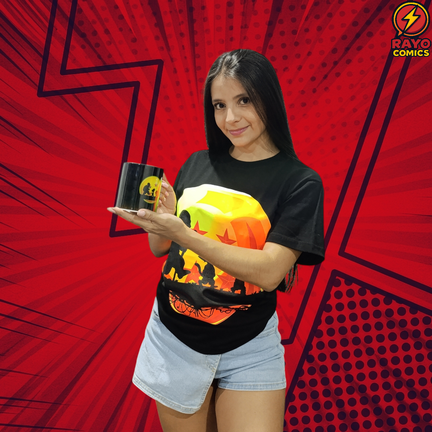 Camiseta estampada Dragón Ball