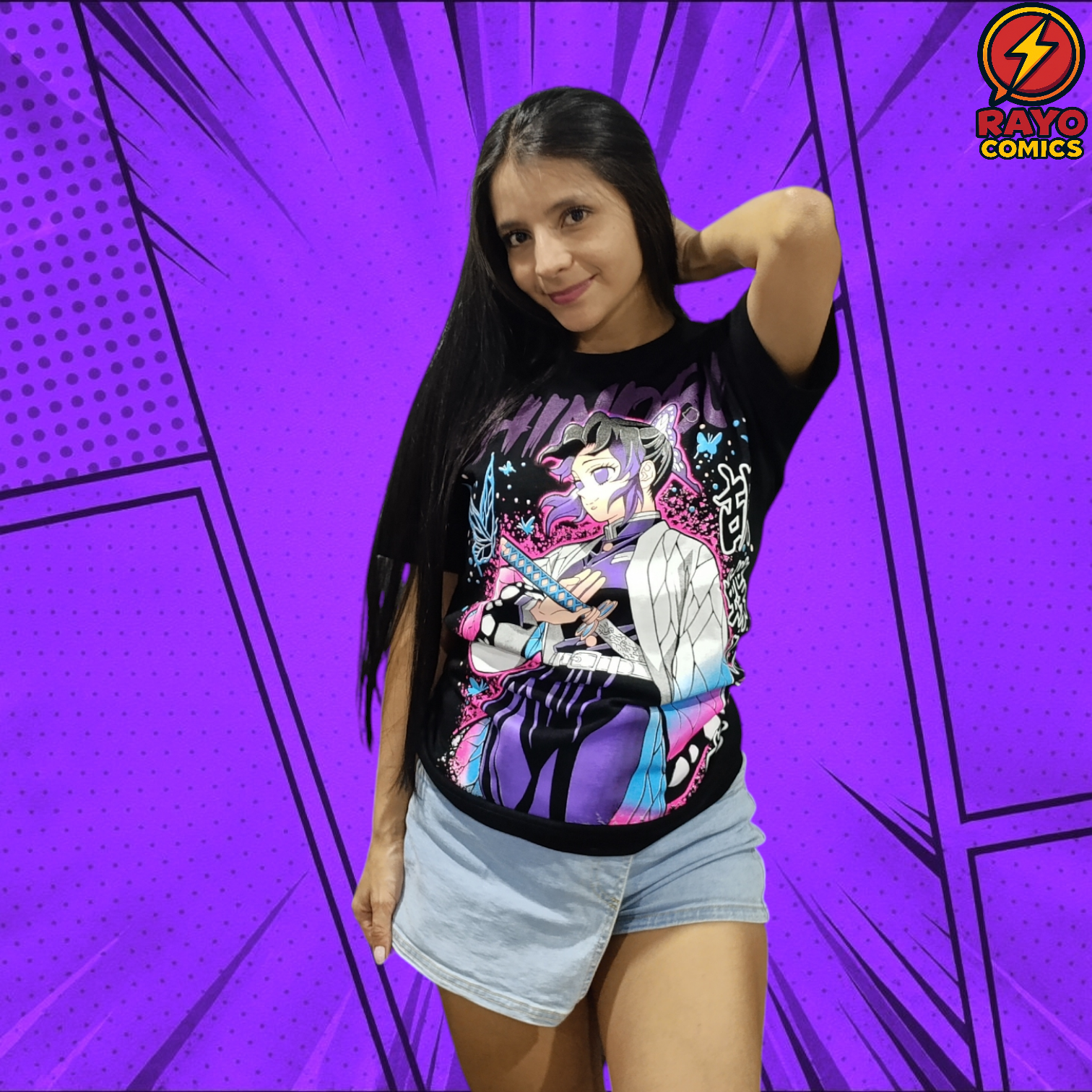 Camiseta estampada Shinobu