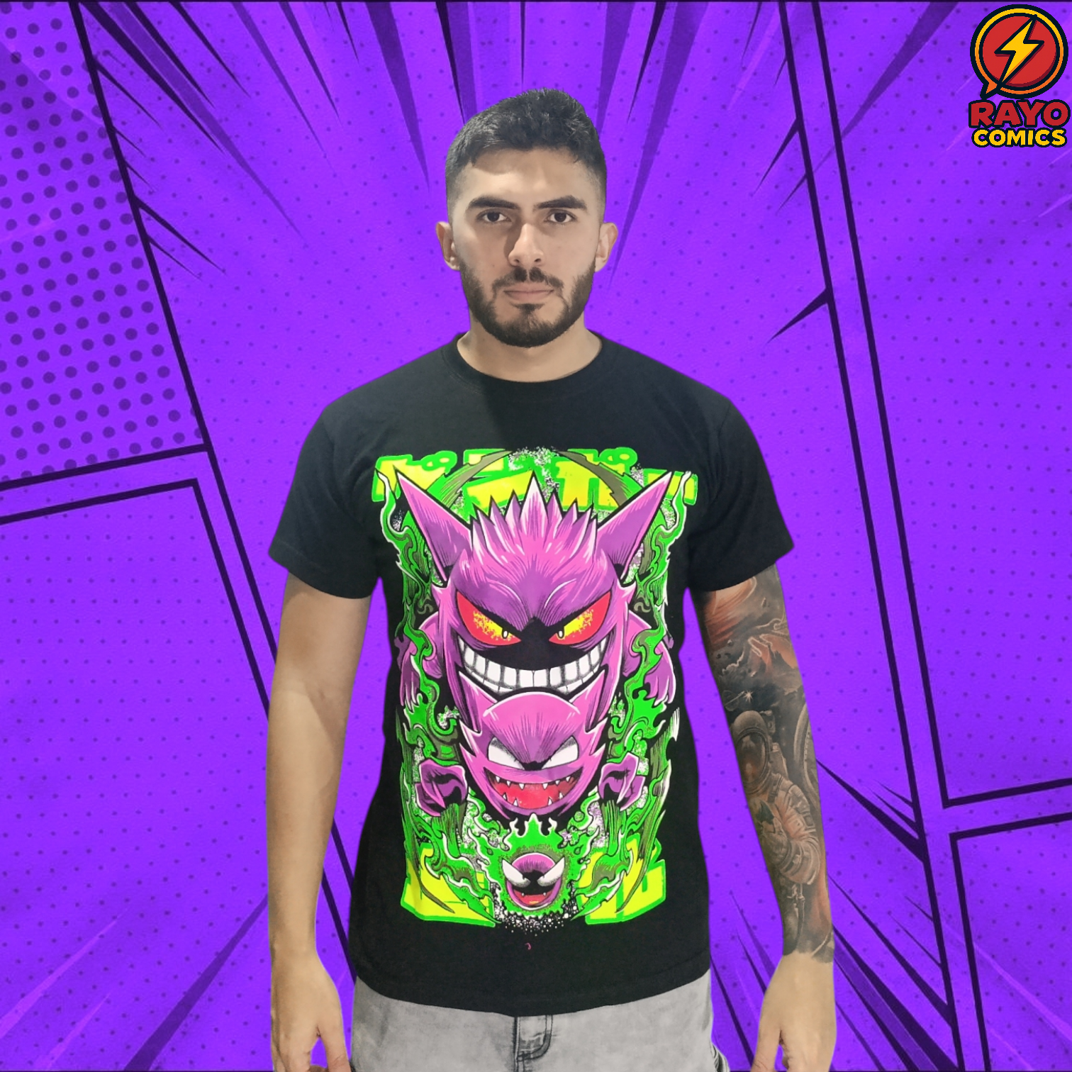 Camiseta Pokémon Gengar