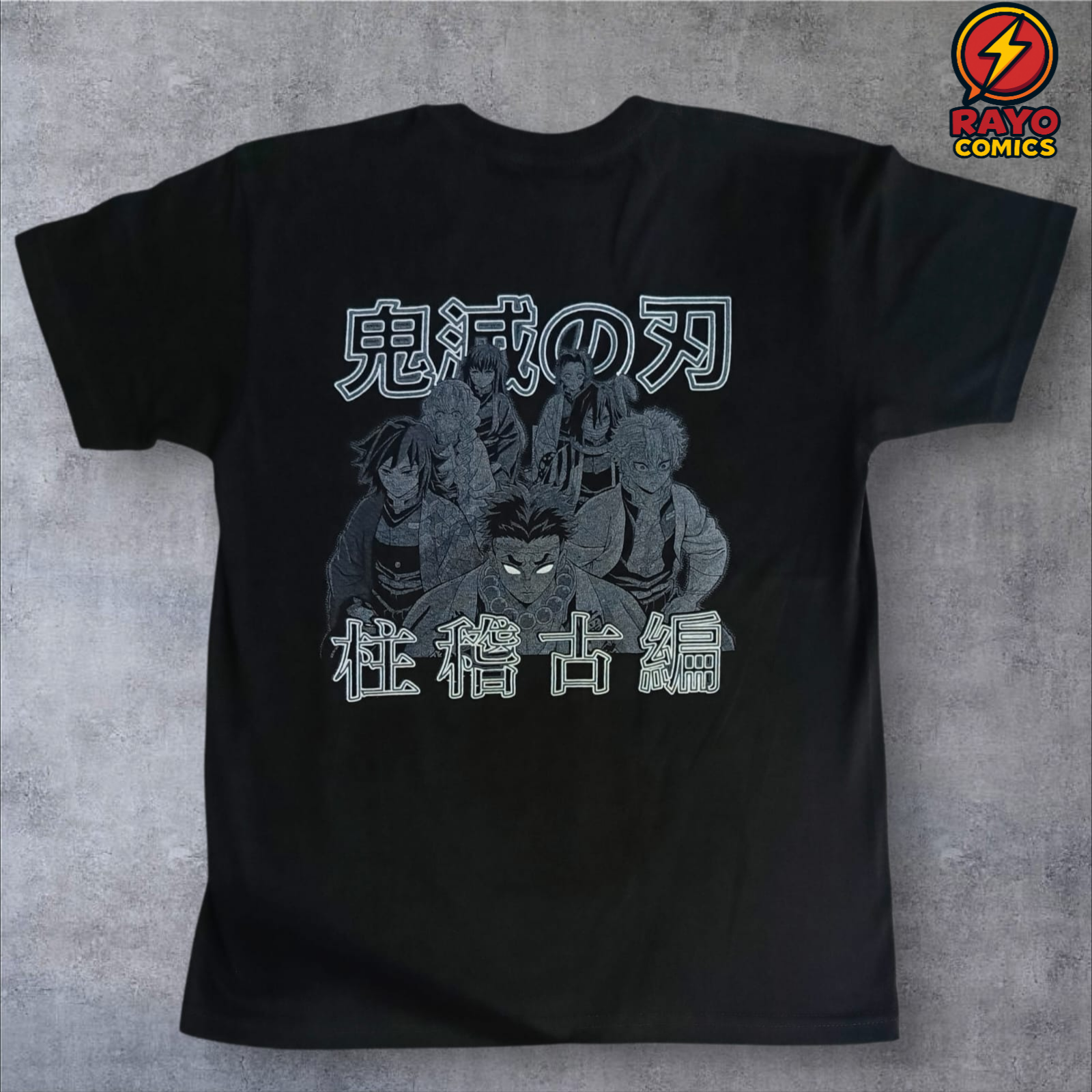 Camiseta estampada Demon Slayer Castillo