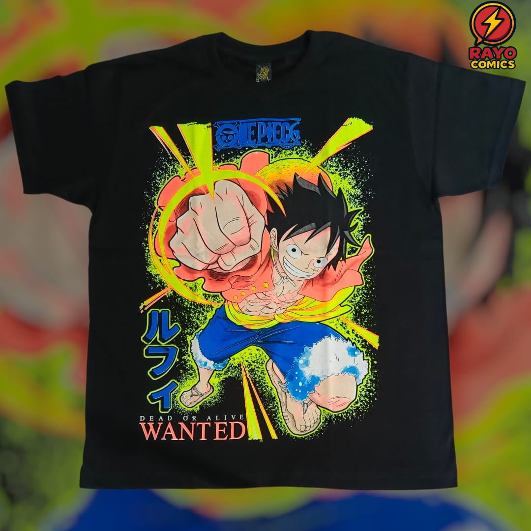 Camiseta estampada OP Luffy