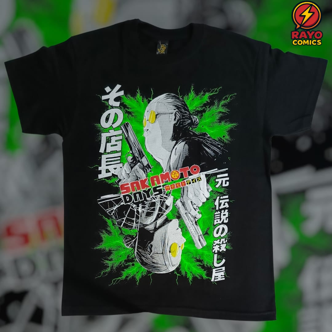 Camiseta estampada Sakamoto
